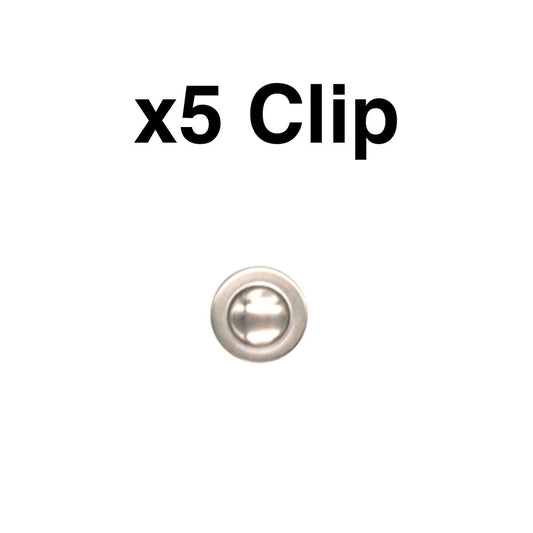 Round metal clip